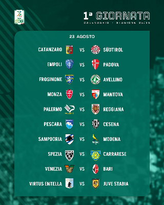 Calcio Serie B - Ecco il calendario, il Pescara debutta col Cesena